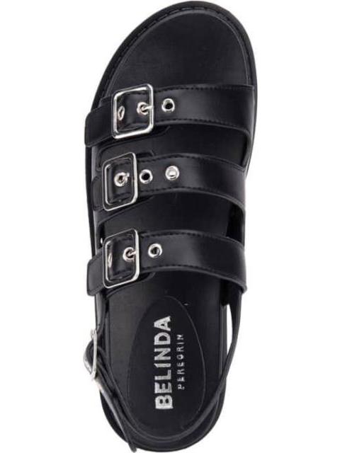 SANDALIA PLANA NEGRO BELINDA PEREGRIN