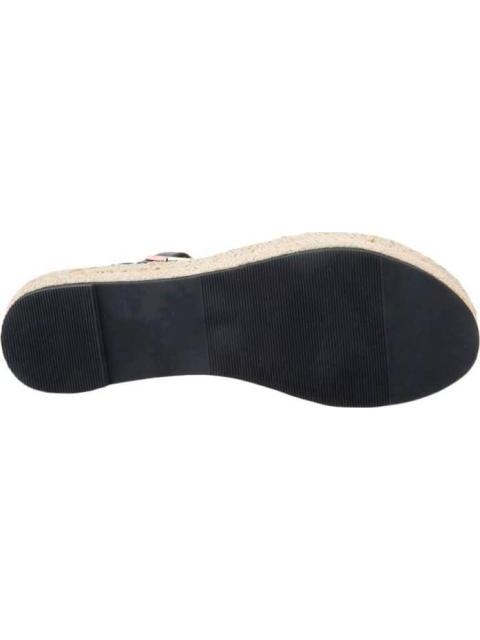 SANDALIA PLANA NEGRO VI LINE