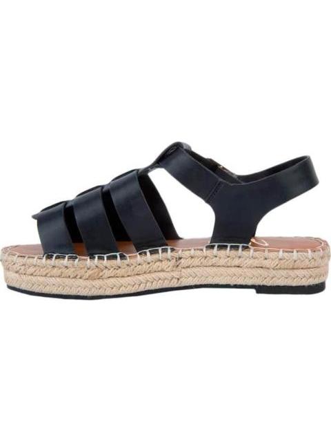 SANDALIA PLANA NEGRO VI LINE
