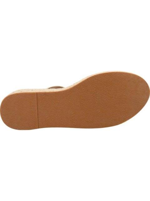 SANDALIA PLANA ORO VI LINE