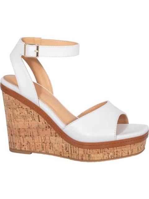 SANDALIA PLATAFORMA BLANCO VI LINE