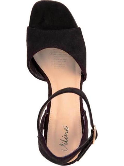 SANDALIA PLATAFORMA NEGRO VI LINE