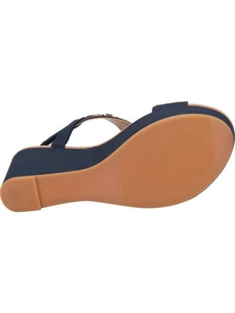 SANDALIA PLATAFORMA AZUL VI LINE