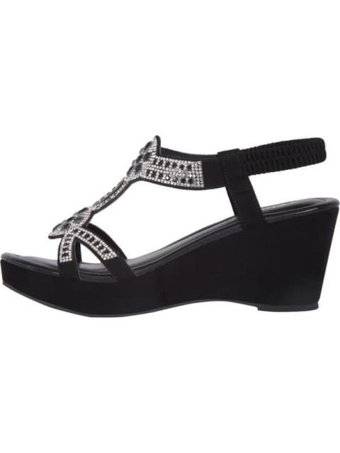 SANDALIA PLATAFORMA NEGRO VI LINE