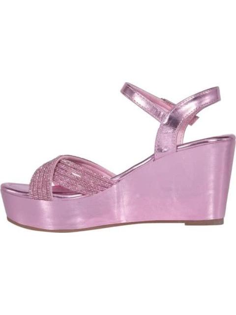 SANDALIA PLATAFORMA ROSA VI LINE FASHION