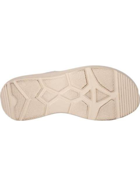 SANDALIA PLATAFORMA CON BRILLOS BEIGE SHOSH