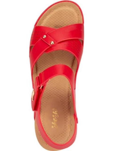 SANDALIA CONFORT ROJO SHOSH