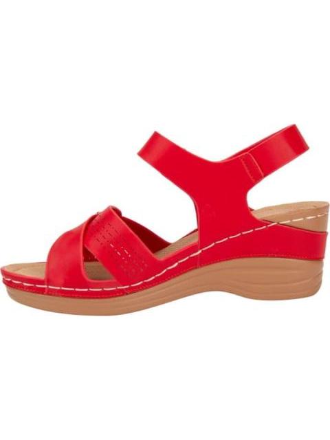 SANDALIA CONFORT ROJO SHOSH
