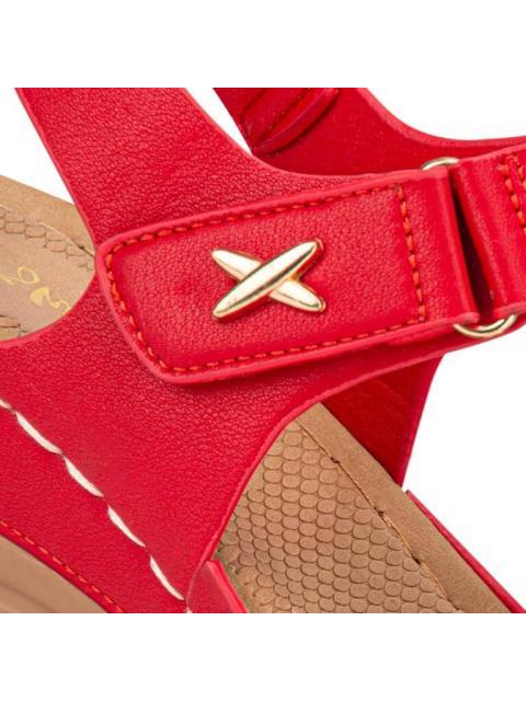 SANDALIA CONFORT ROJO SHOSH