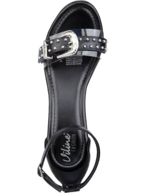 SANDALIA PLATAFORMA NEGRO VI LINE FASHION