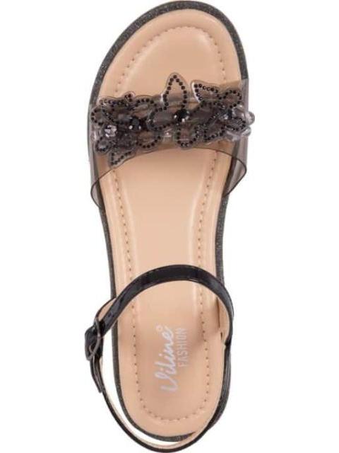 SANDALIA PLATAFORMA MARIPOSAS NEGRO VI LINE FASHION