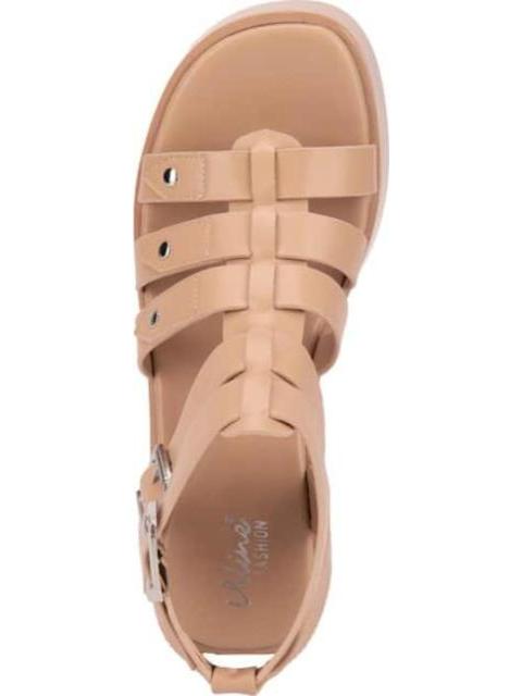 SANDALIA GLADIADORA CAMEL VI LINE FASHION