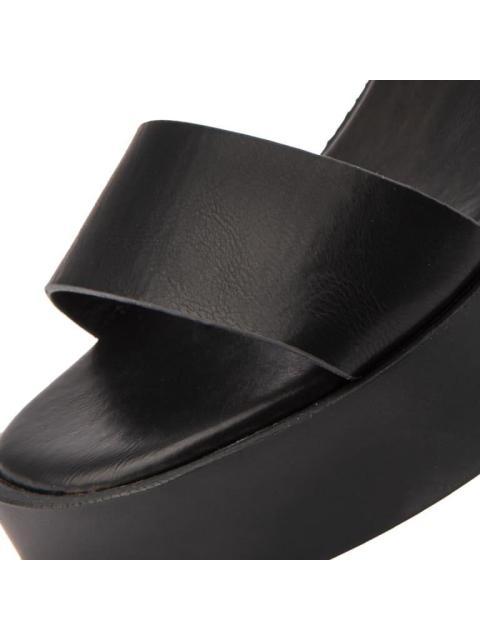 SANDALIA CON PLATAFORMA NEGRO VI LINE FASHION