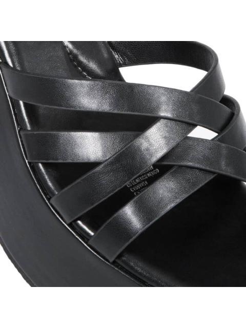 SANDALIA PLATAFORMA MONOCOLOR NEGRO VI LINE FASHION
