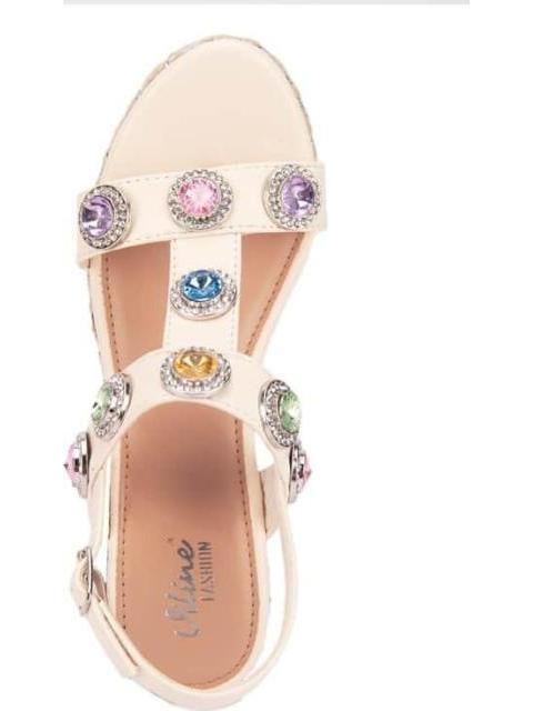 SANDALIA PLATAFORMA BEIGE/HUESO VI LINE FASHION