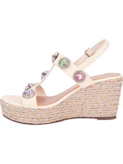 SANDALIA PLATAFORMA BEIGE/HUESO VI LINE FASHION