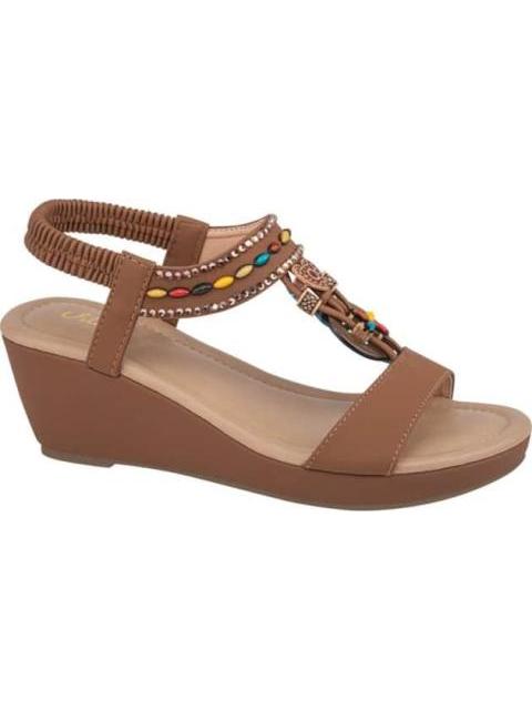 SANDALIA PLATAFORMA CAMEL VI LINE