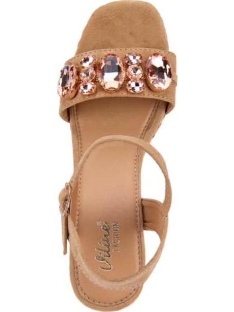 SANDALIA PLATAFORMA CAMEL VI LINE FASHION