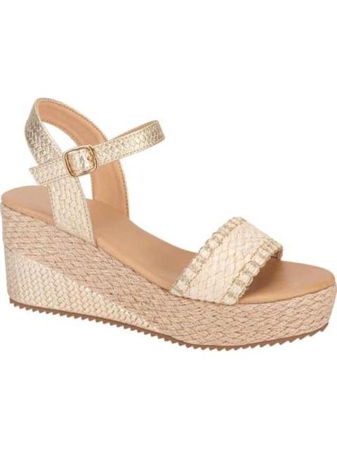 SANDALIA PLATAFORMA BEIGE VI LINE