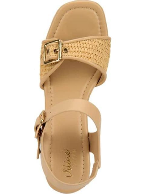 SANDALIA PLATAFORMA BEIGE VI LINE FASHION