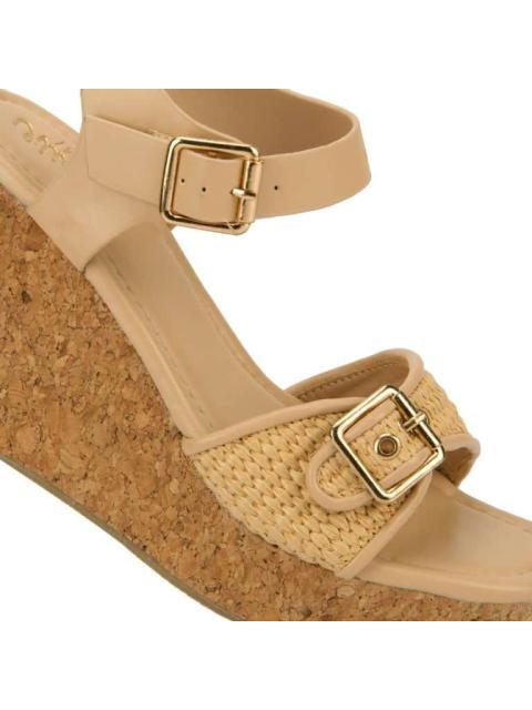 SANDALIA PLATAFORMA BEIGE VI LINE FASHION