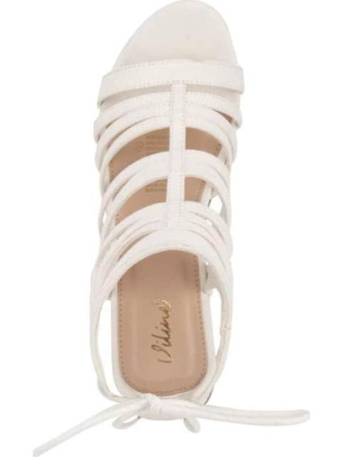 SANDALIA ROMANA CON PLATAFORMA BEIGE/HUESO VI LINE