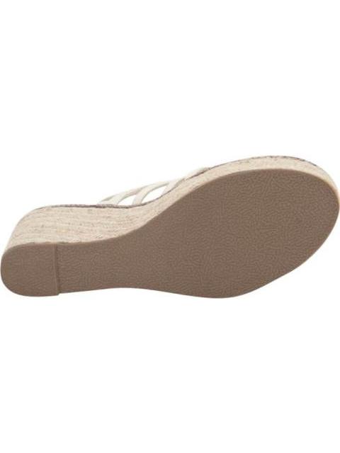 SANDALIA ROMANA CON PLATAFORMA BEIGE/HUESO VI LINE
