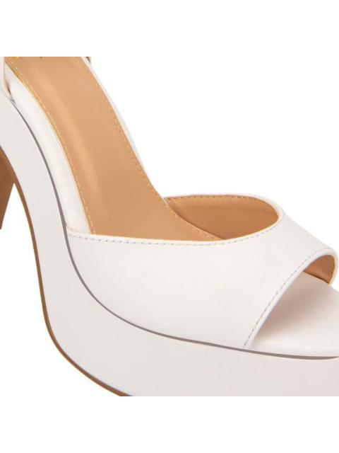 SANDALIA PLATAFORMA TACON BLANCO YAELI