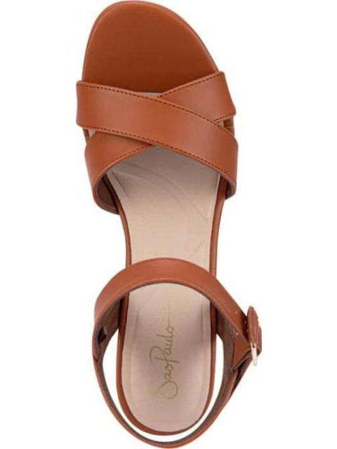 SANDALIA TACON PLATAFORMA COGNAC SAO PAULO