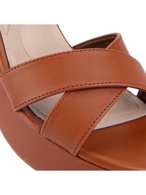 SANDALIA TACON PLATAFORMA COGNAC SAO PAULO