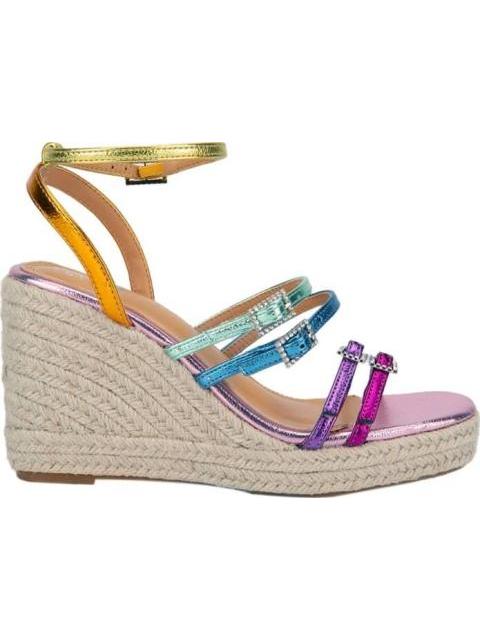SANDALIA PLATAFORMA MULTICOLOR VI LINE FASHION