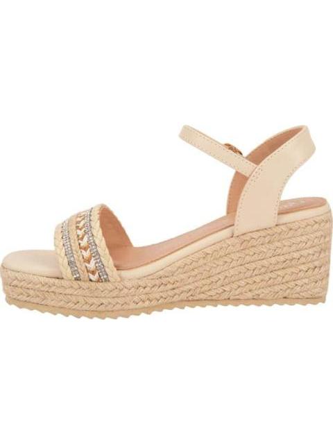 SANDALIA PLATAFORMA BEIGE/HUESO VI LINE