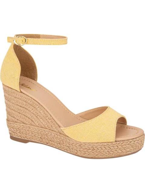 SANDALIA PLATAFORMA AMARILLO VI LINE
