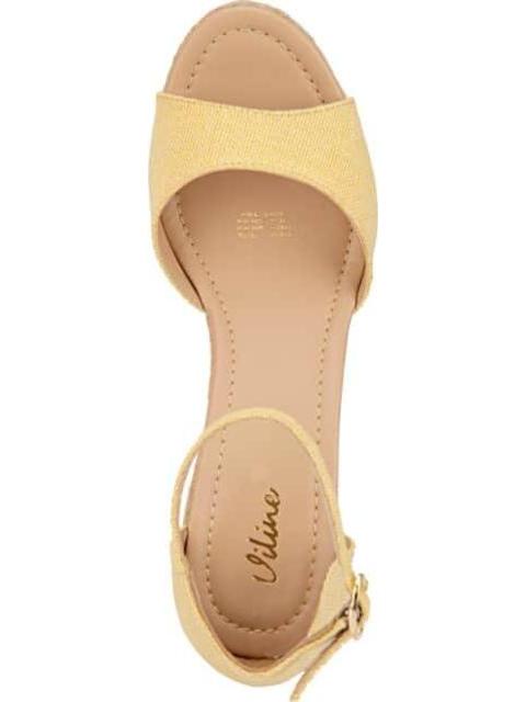 SANDALIA PLATAFORMA AMARILLO VI LINE