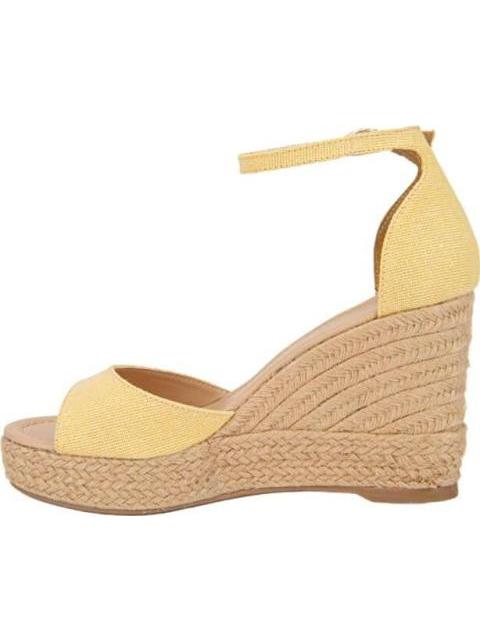 SANDALIA PLATAFORMA AMARILLO VI LINE