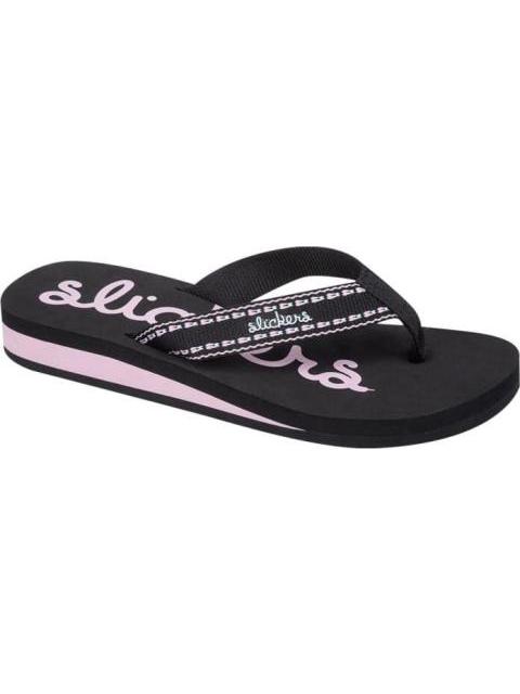 SANDALIA DE PLAYA NEGRO SLICKERS