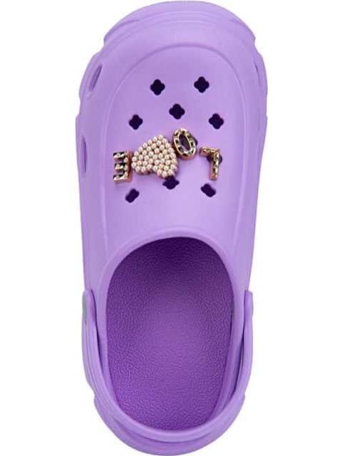 SANDALIA ZUECO LILA GREEN BOX