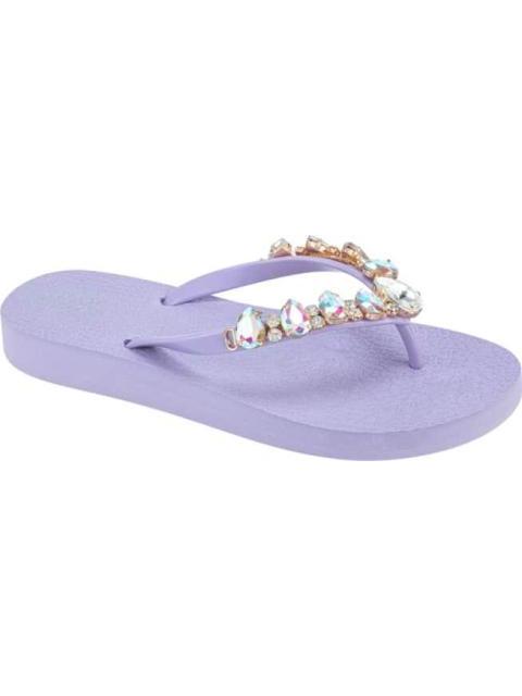 SANDALIA PLAYA CON PIEDRAS LILA BANANA PRICE