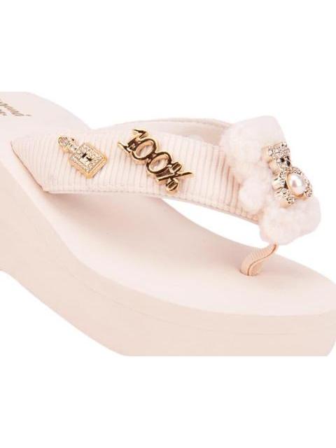 SANDALIA CON PLATAFORMA BEIGE/HUESO BANANA PRICE