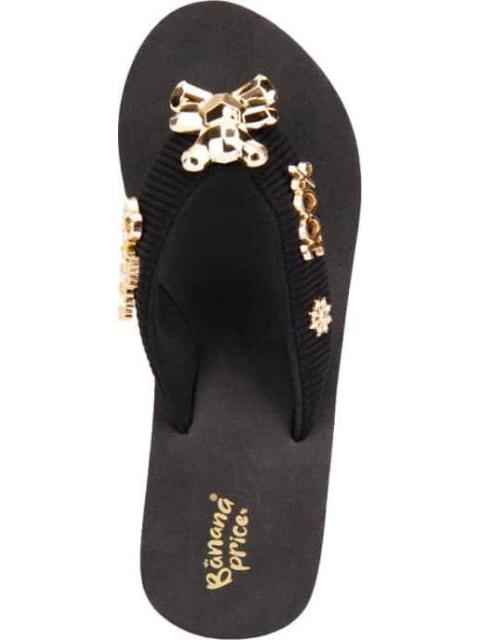 SANDALIA CON PLATAFORMA NEGRO BANANA PRICE