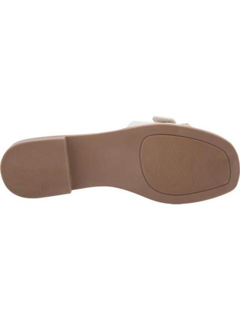 SANDALIA HEBILLA BEIGE/HUESO VI LINE