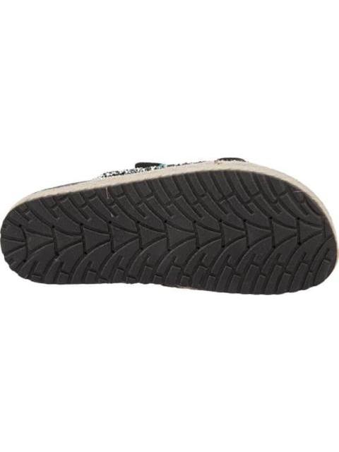 SANDALIA CON BRILLOS NEGRO VI LINE FASHION