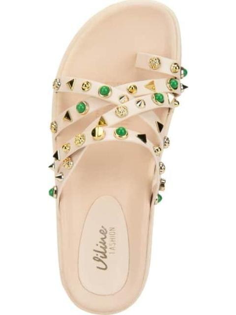 SANDALIA ESTOPEROLES BEIGE VI LINE FASHION