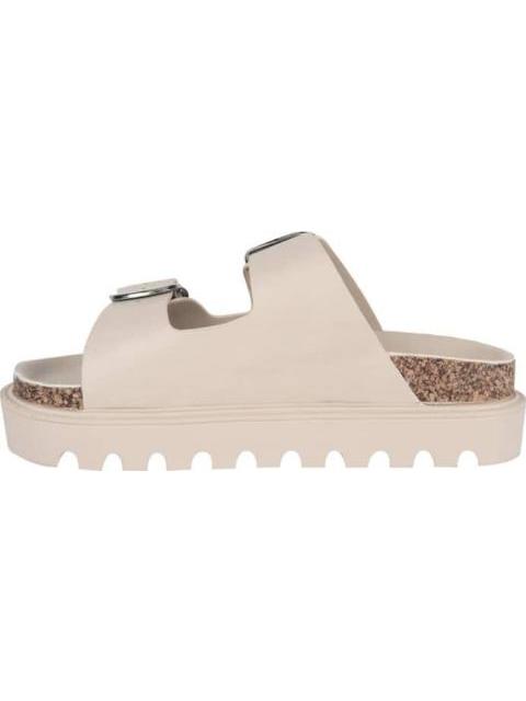 SANDALIA HEBILLAS BEIGE/HUESO VI LINE