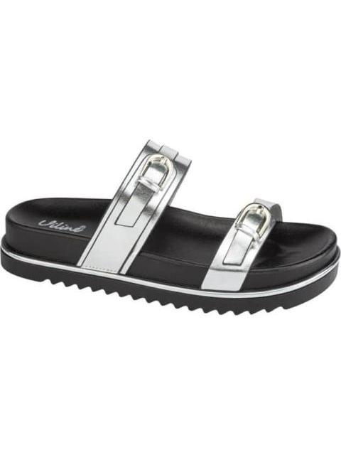 SANDALIA METALICA PLATA VI LINE