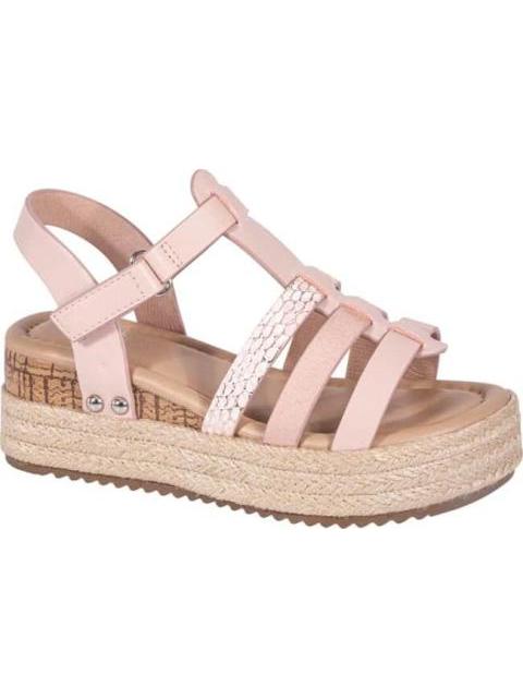 SANDALIA ROMANA CON PLATAFORMA ROSA VIVIS SHOES KIDS