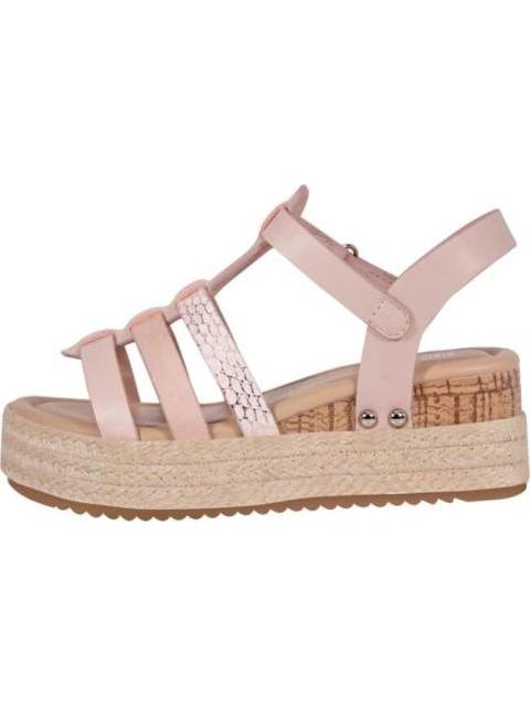 SANDALIA ROMANA CON PLATAFORMA ROSA VIVIS SHOES KIDS