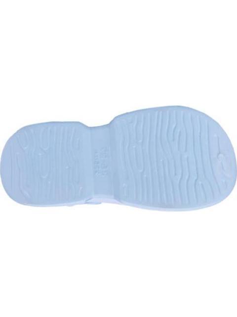 SANDALIA ZUECO AZUL BANANA PRICE