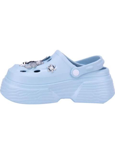 SANDALIA ZUECO AZUL BANANA PRICE