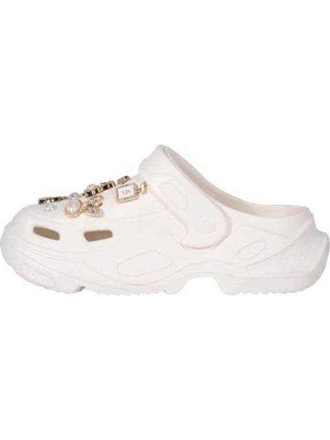 SANDALIA ZUECO BLANCO BANANA PRICE